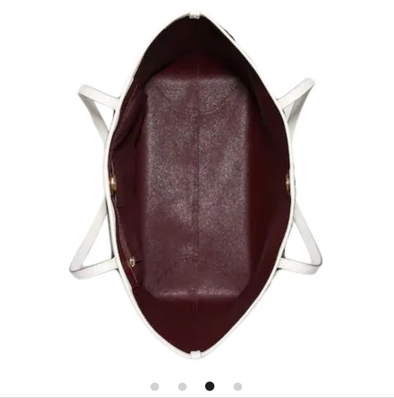 New! City Tote in Signature Canvas In Glacier White #5696 🤍 - Picture 9 of 10